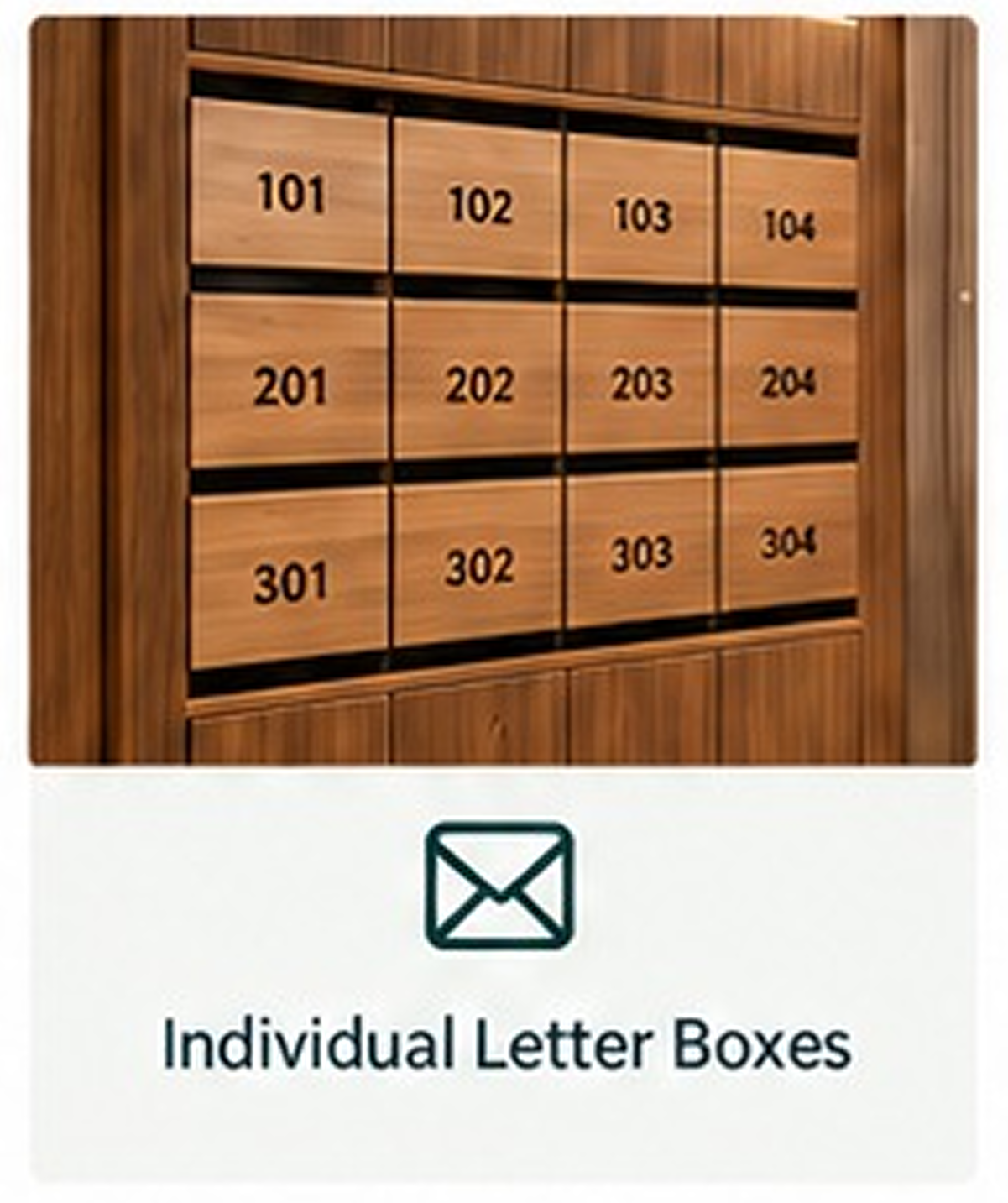 Individual Letter Boxes
