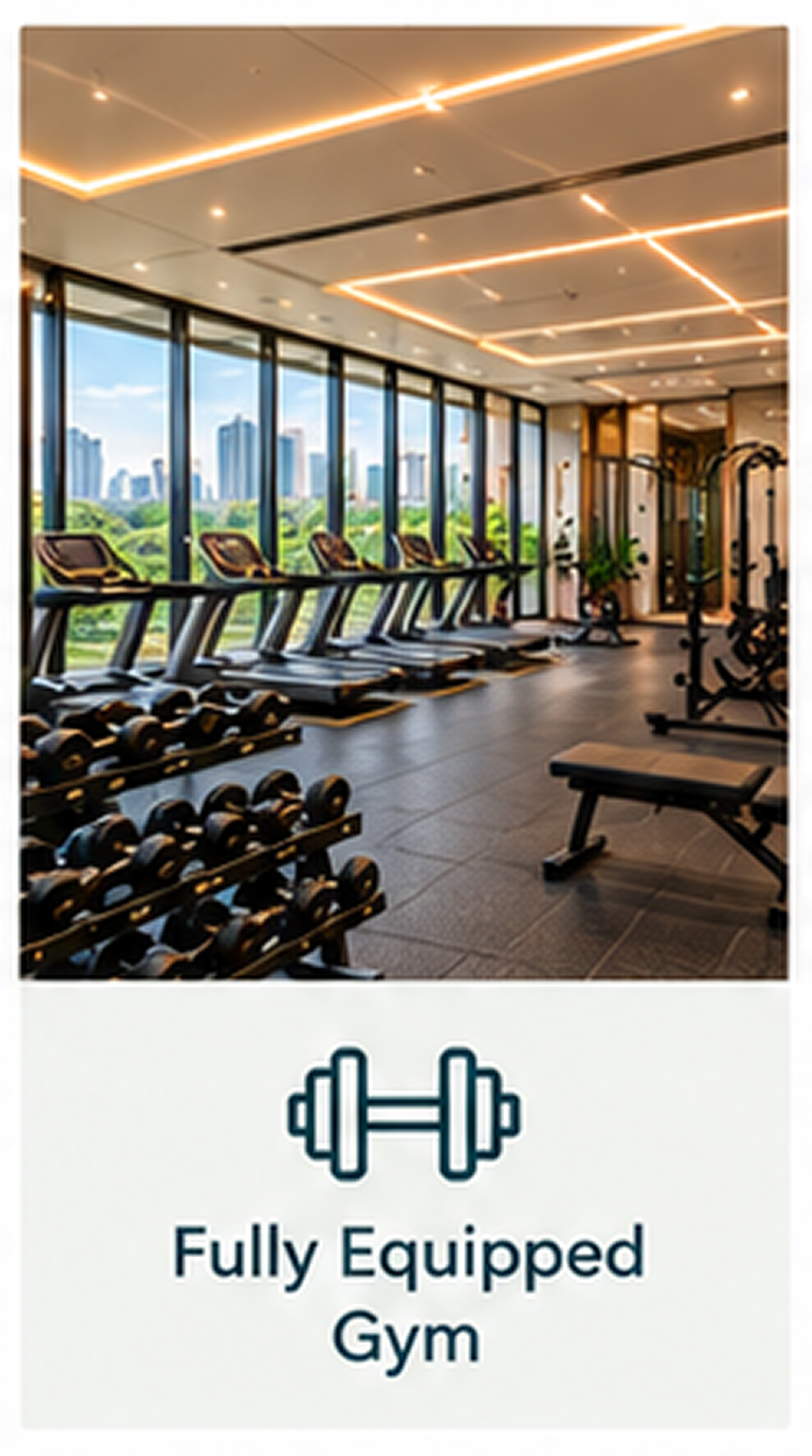 Fully Equipped Gym