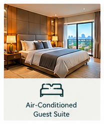 Air-Conditioned Guest Suite