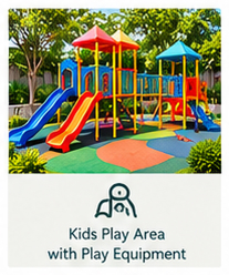 Kids Play Area with Play Equipment