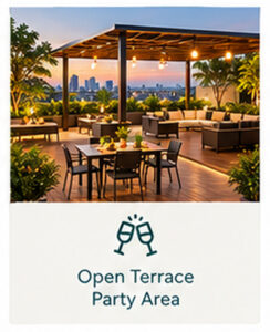 Open Terrace Party Area