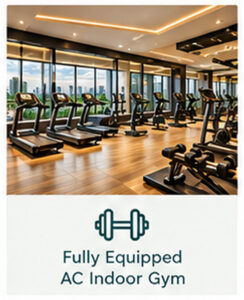 Fully Equipped AC Indoor Gym