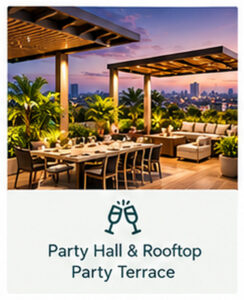 Party Hall & Rooftop Party Terrace